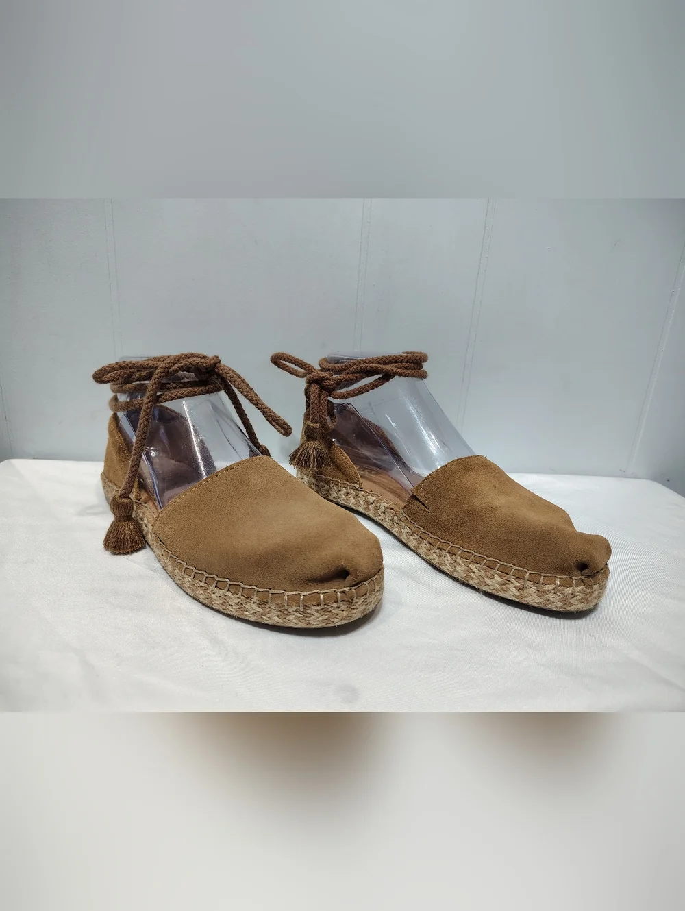 Toms Katalina Espadrilles Tan‎ size 5.5 Summer Dressy Ballet Office Event Summer